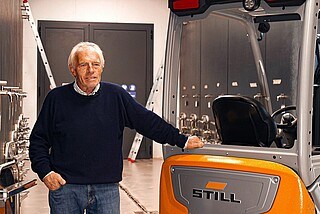Nevio Scala scende in campo con i carrelli STILL